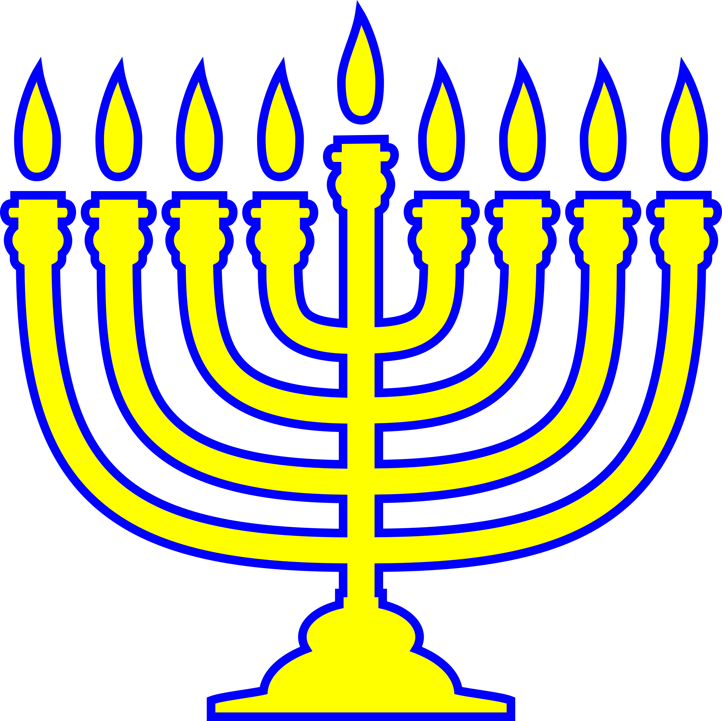 Menorah image clipart image #39579