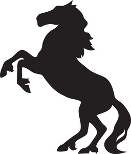 Back Of Mustang Clipart