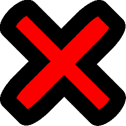 RED, SIGN, BLACK, ICON, MARK, SYMBOL, CROSS, CARTOON - Public ...