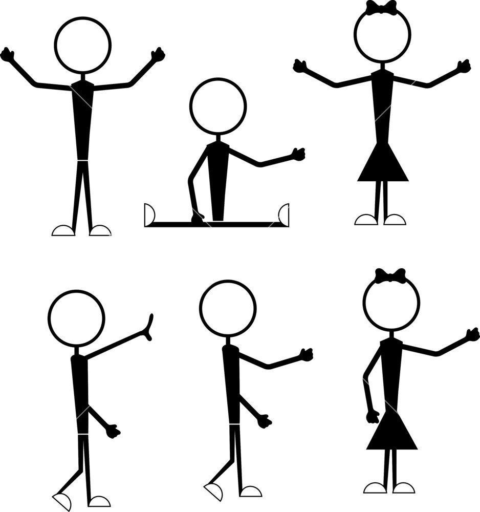 Male And Female Stick Figures