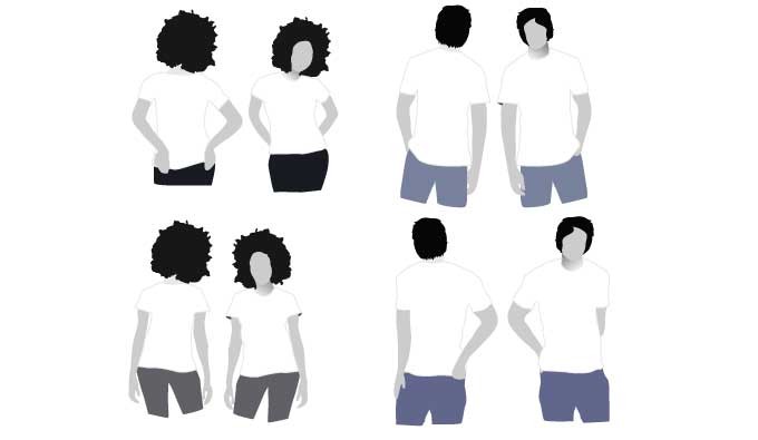 T-Shirt Templates Vector | Vectorish