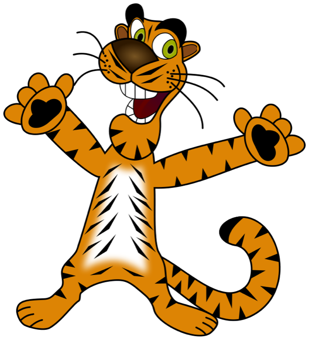 Tiger cartoon clipart