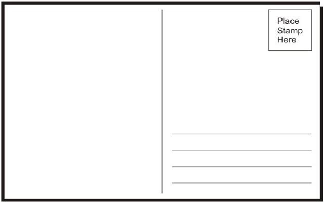 Post Card Clipart
