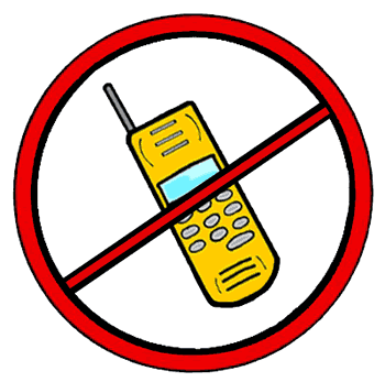 No Cell Phone Sign