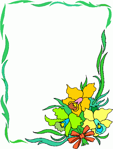 Frame flower clipart