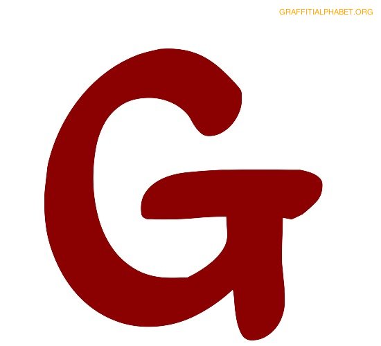 Graffiti Alphabet G Graffiti Letter G Printables | Graffiti ...