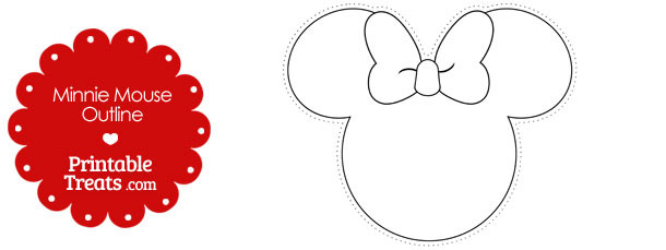 Minnie Mouse Head Outline