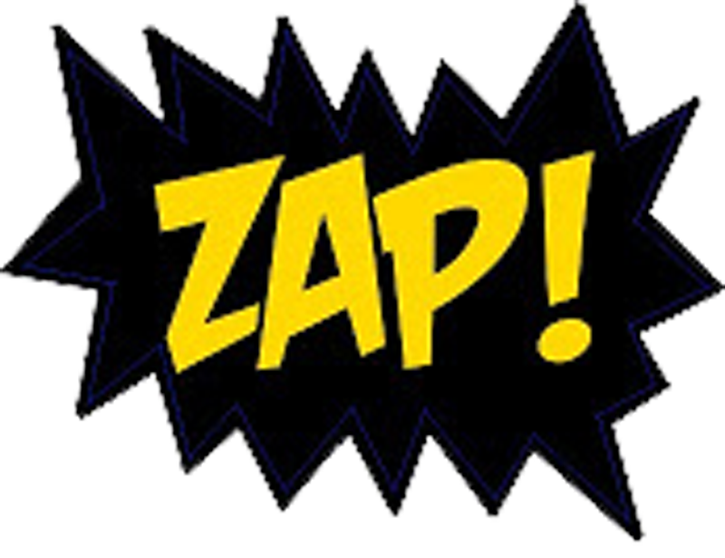 Superhero pow clip art