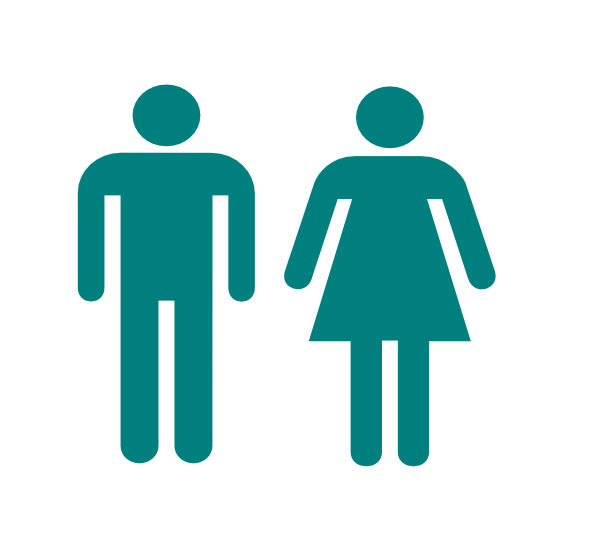 Blue Man And Woman Clip Art - vector clip art online ...