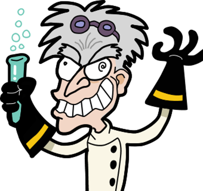 Clipart scientist mad - ClipartFox