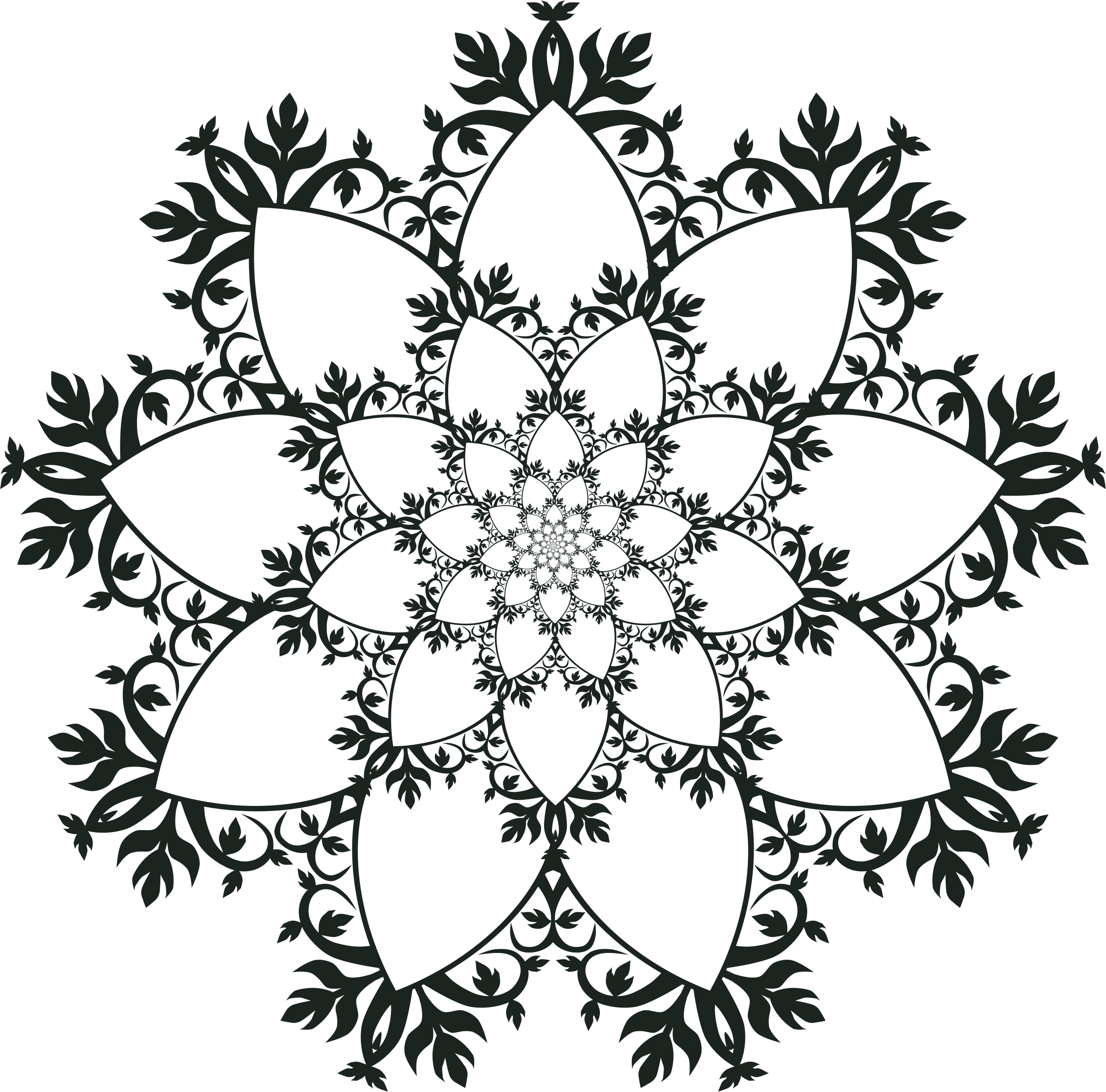 Clipart - Ornament Frame Extended 3