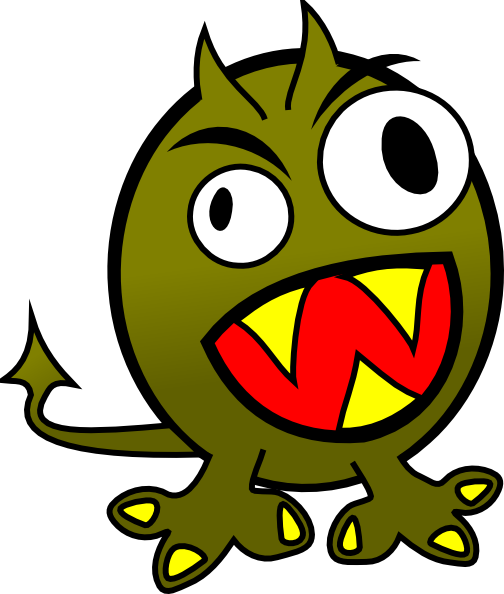 Scary Monster Cartoon