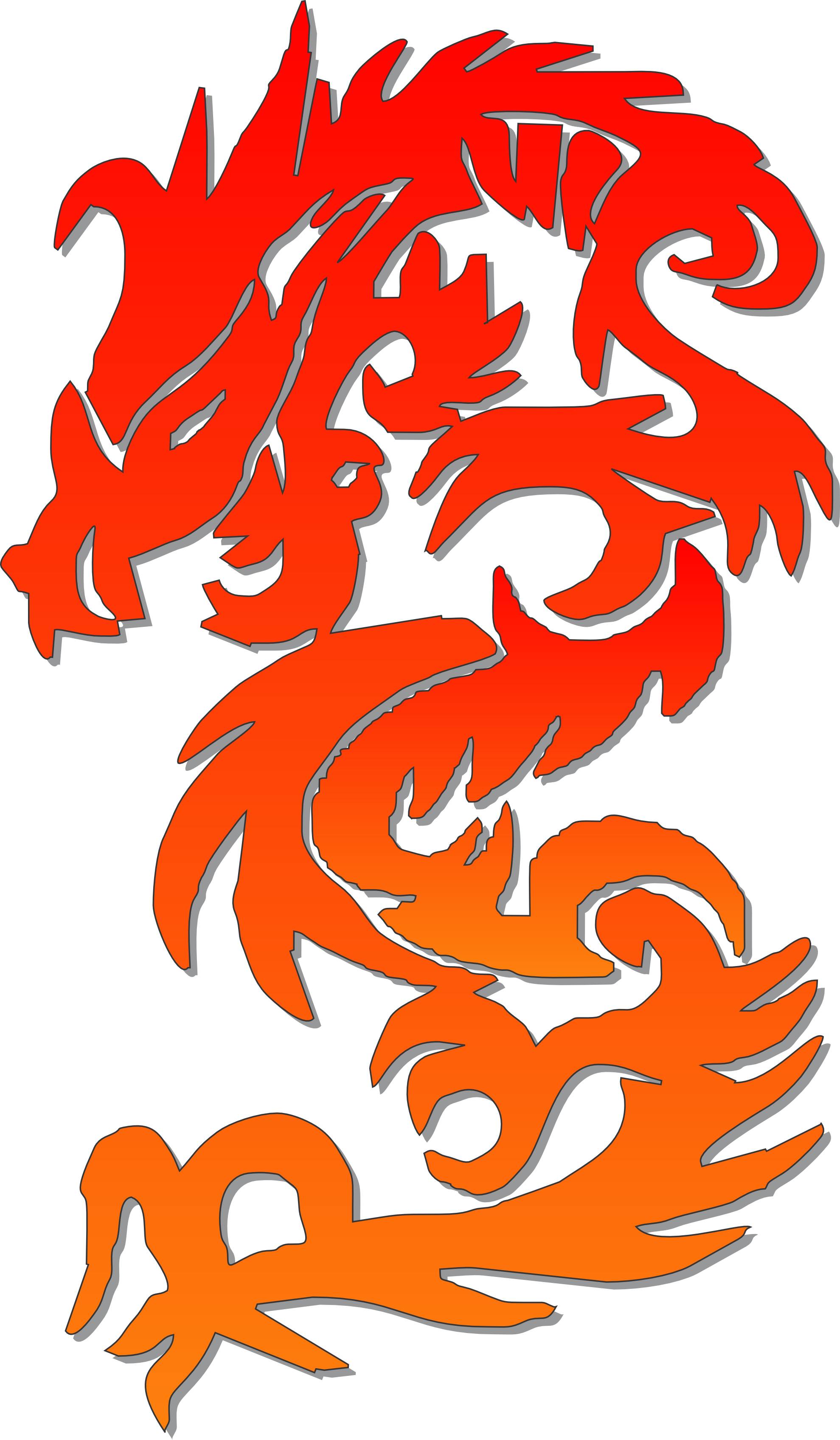 Clip Art: Dragon 16 Chinese new Year 2 ...