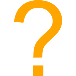 Orange question mark 4 icon - Free orange question mark icons