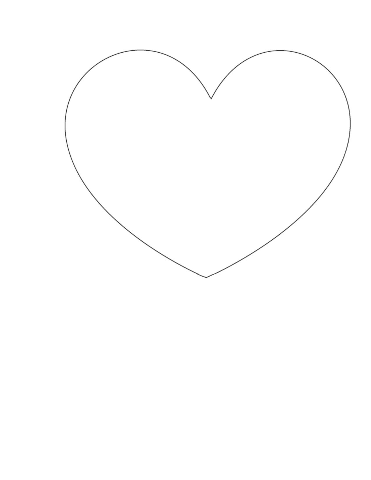 heart template