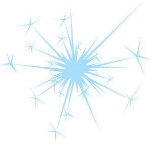 Blue Sparkle Clip Art - vector clip art online ...