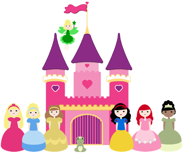 Princess Castle Clipart - Tumundografico