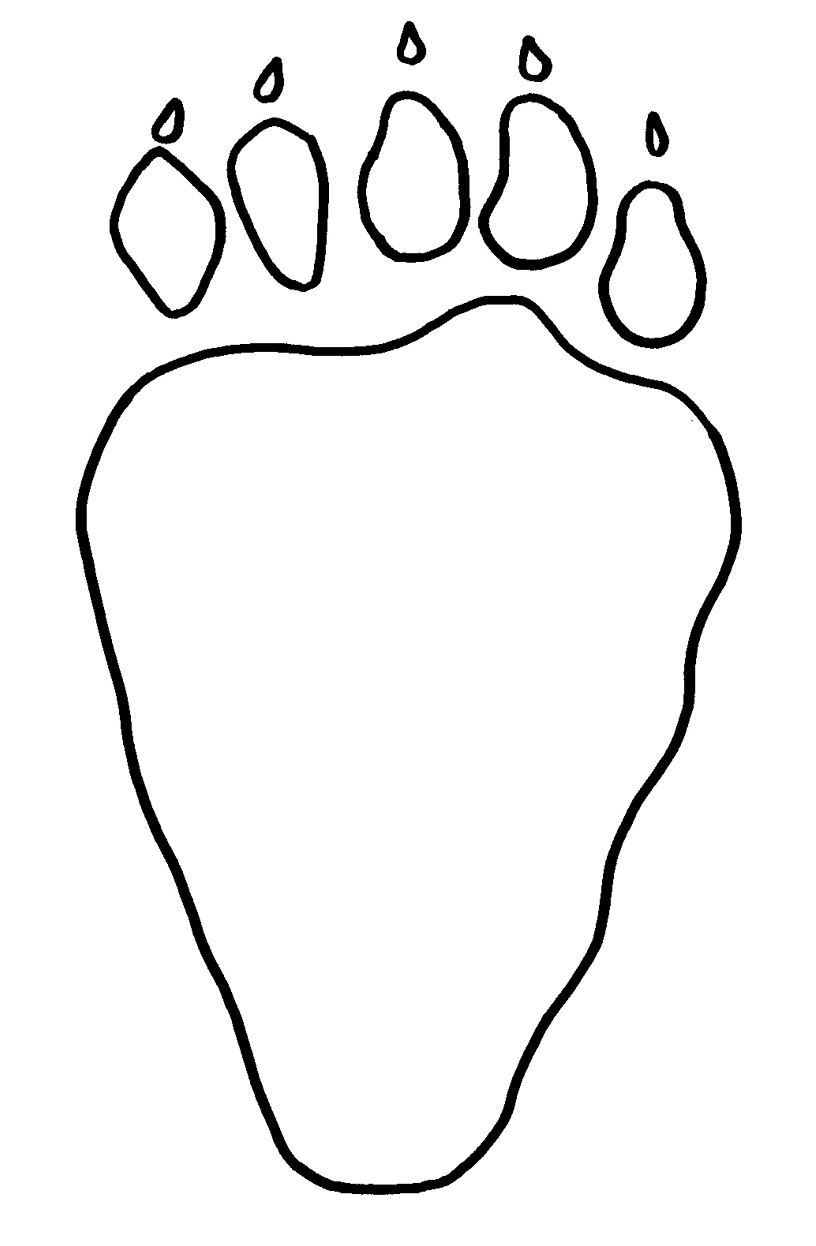 Bear Claw Stencils - ClipArt Best