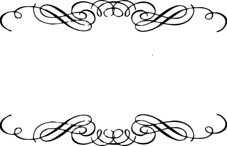 Swirl border | The Beauty of Design | Pinterest