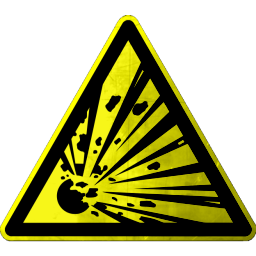 Explosive (Team Fortress 2 > Sprays > Warning Signs) - GAMEBANANA