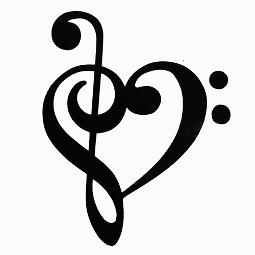 Heart Music Note Clip Art - Free Clipart Images