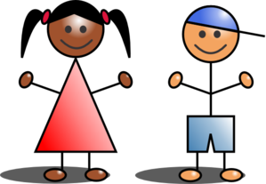 Cute Stick Kid Clipart - Free Clipart Images