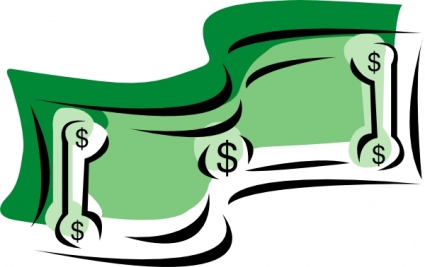 Dollar Bills Clipart
