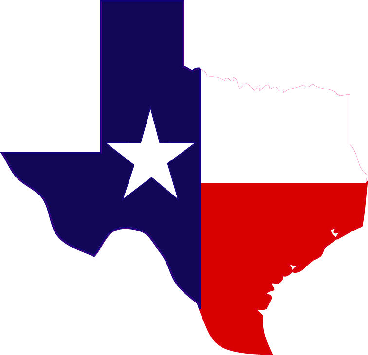 Texas outline clipart