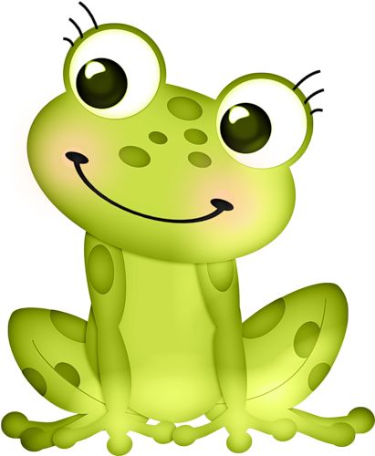 Cartoon frog clip art