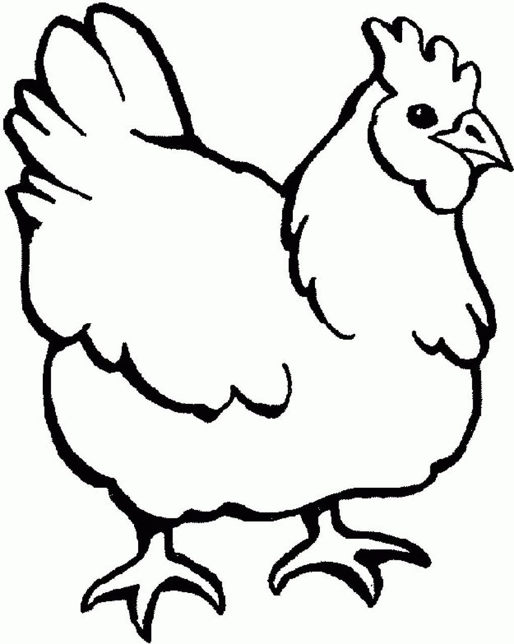 Chicken Outline | Free Download Clip Art | Free Clip Art | on ...