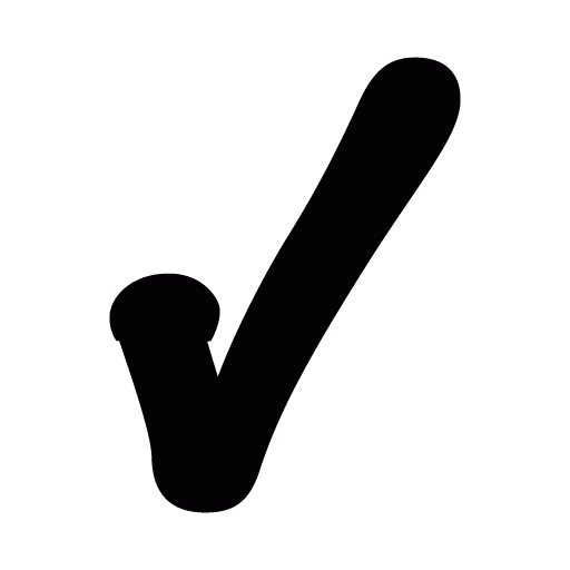 Black check mark 5 icon - Free black check mark icons
