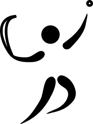 Olympic Sports Basque Pelota Pictogram clip art Vector clip art ...