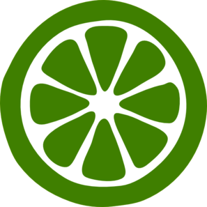 Lemon Slice ( Green ) clip art - vector clip art online, royalty ...