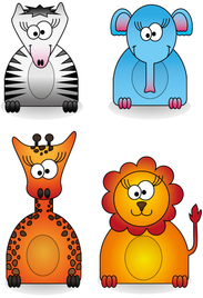 Baby Jungle Animals Clipart - Free Clipart Images