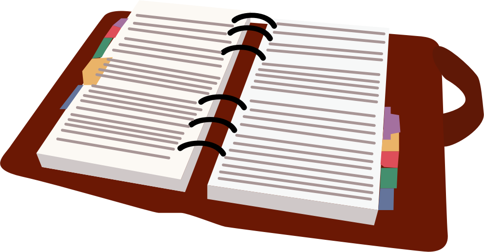 Planner clipart