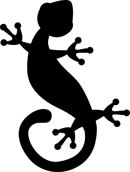 Reptile Outline Clipart Black And White - ClipArt Best