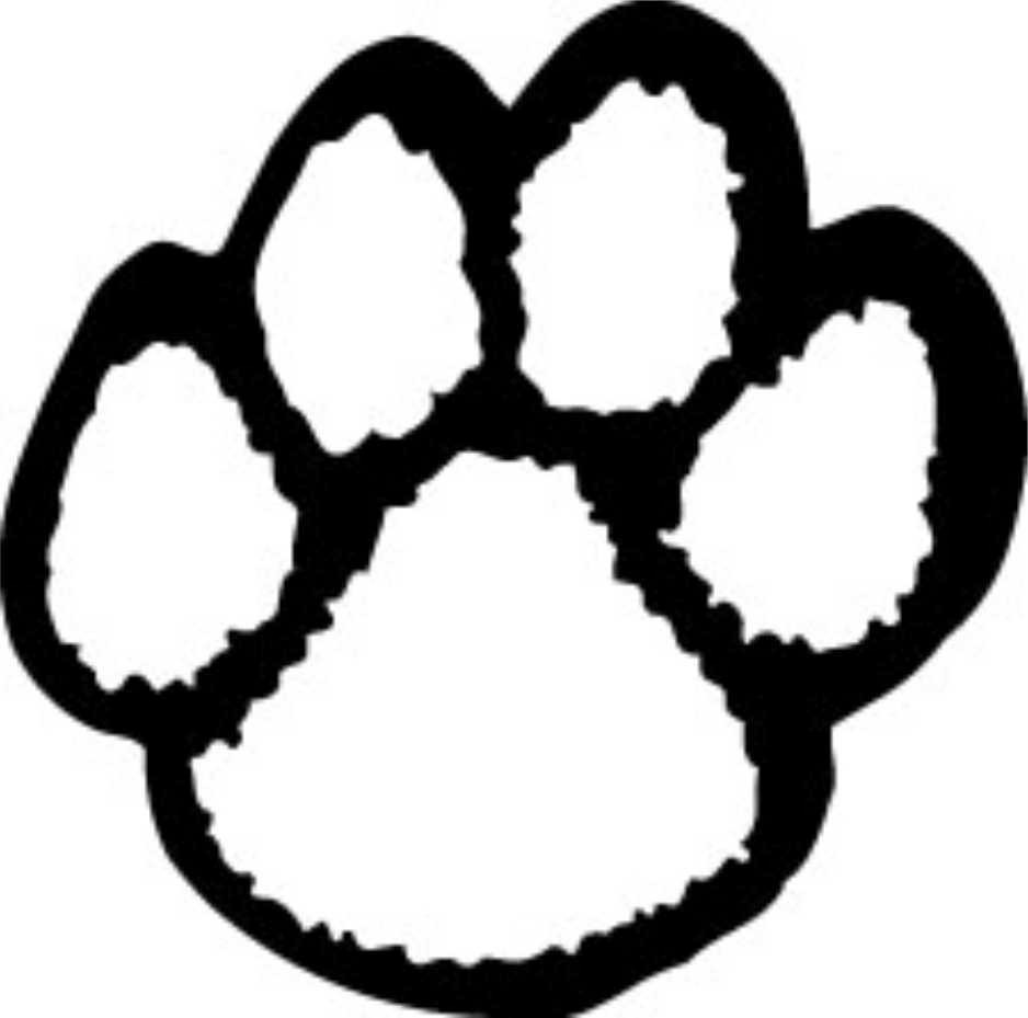 Best Photos of Dog Paw Print Cut Out - Dog Paw Print Stencil, Free ...