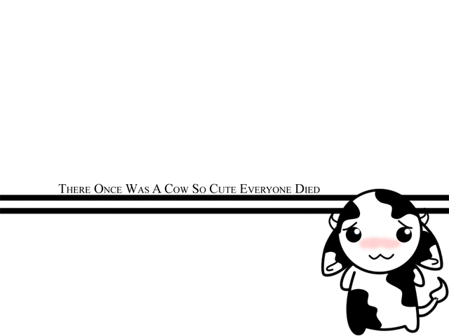 Cute Cow Wallpaper