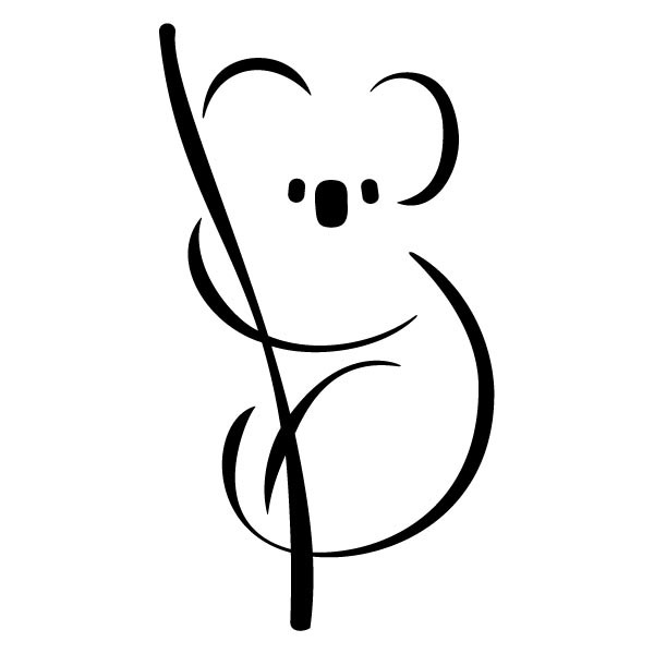 Sticker Koala Silhouette - Decoratzia