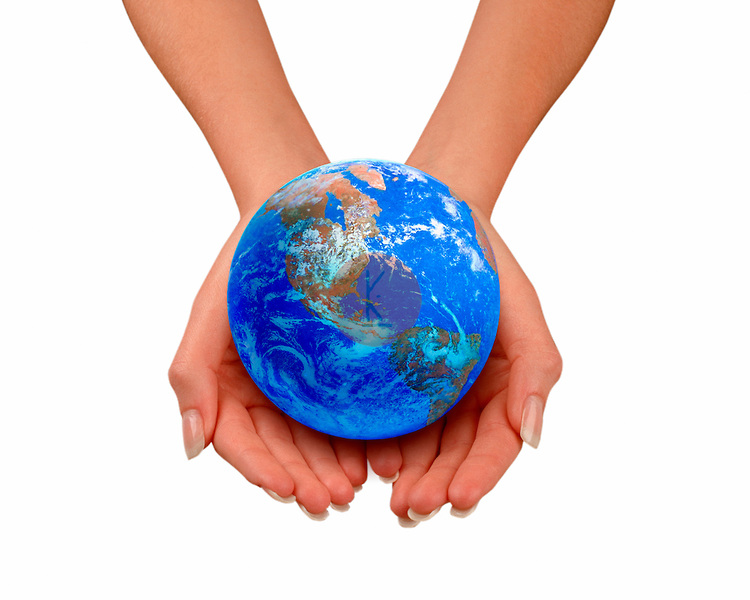 Hands holding world clipart best