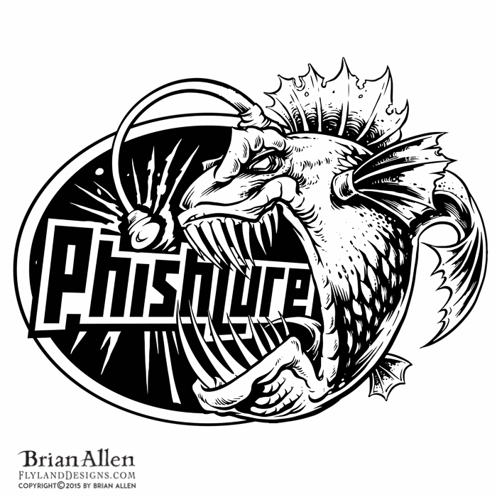 Angry Angler Fish Logo Design - Flyland Designs, Freelance ...