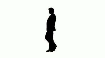 silhouette of business man walking - 3005062 | Shutterstock Footage