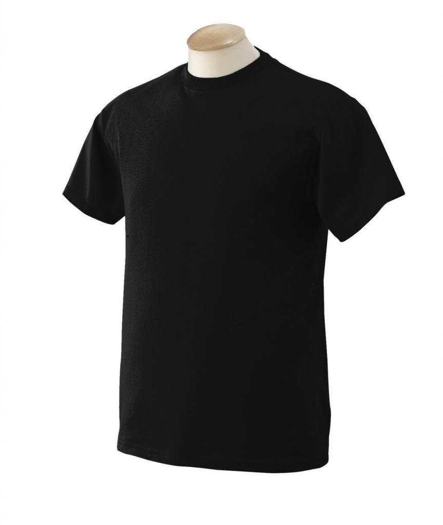 BRAND NEW PLAIN BLACK MENS COTTON T SHIRT SLIM FIT - SIZE LARGE