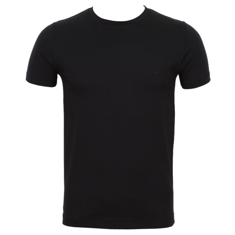 Buy FCUK French Connection Interlock Mens Crew Neck T-Shirt in ...
