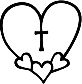 Heart With Cross Clip Art - ClipArt Best