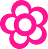 Flower Outline clip art - vector clip art online, royalty free ...