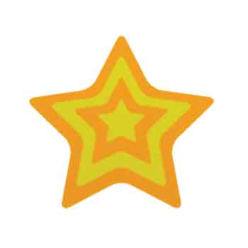 STAR FRAMES DIE-CUT STENCIL XCU 12001-