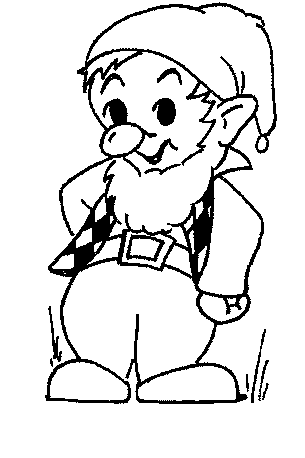Coloring Page - Gnome coloring pages 25