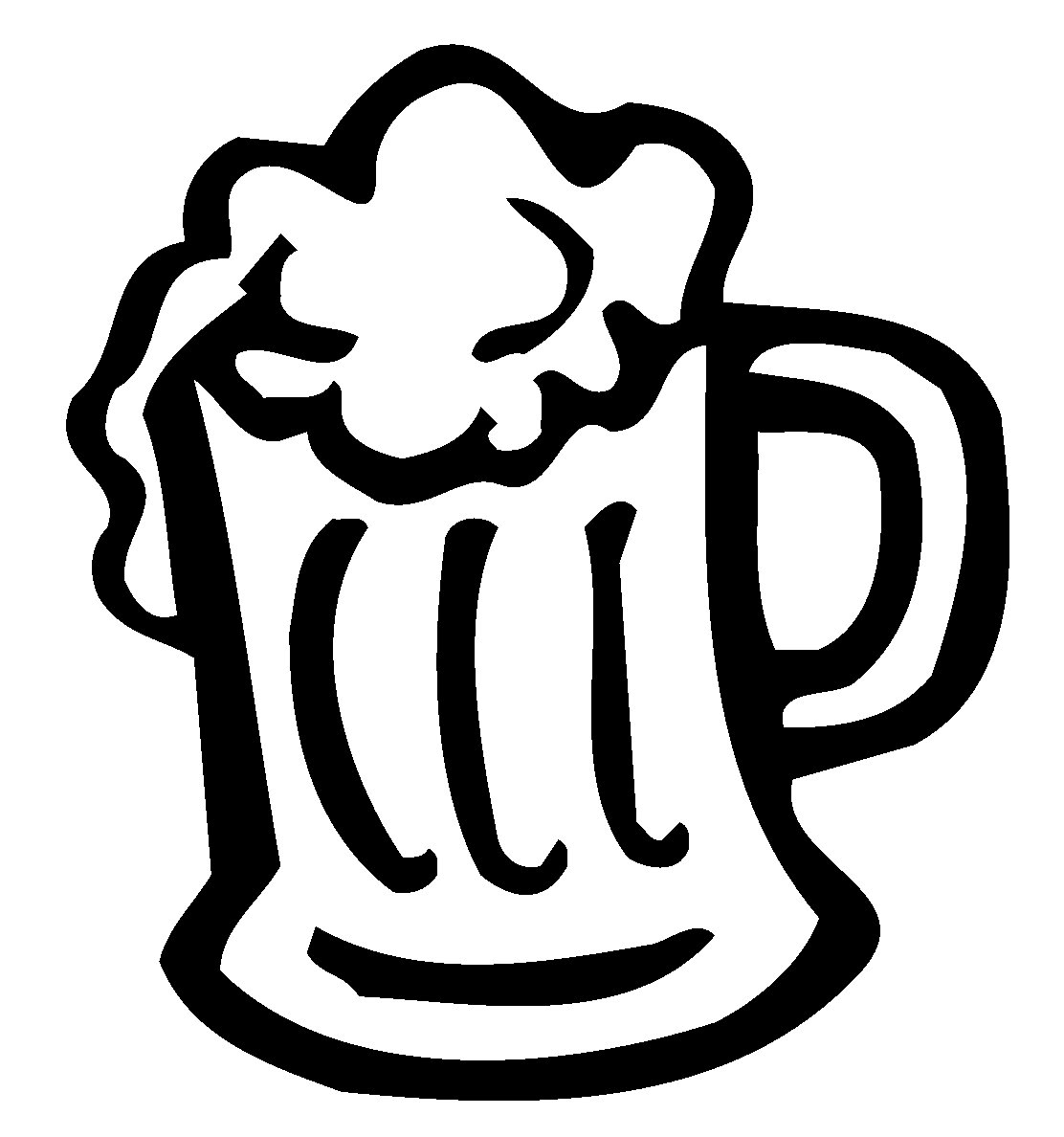 Vector Dwarf With Great Beer Mug