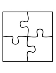Blank Jigsaw Puzzle Photo Detailed About Piece